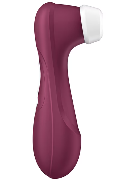 Satisfyer Pro 2 G3 Liquid Vibration Connect App in wine red – smart clitoral stimulator with multiple vibration modes via smartphone app