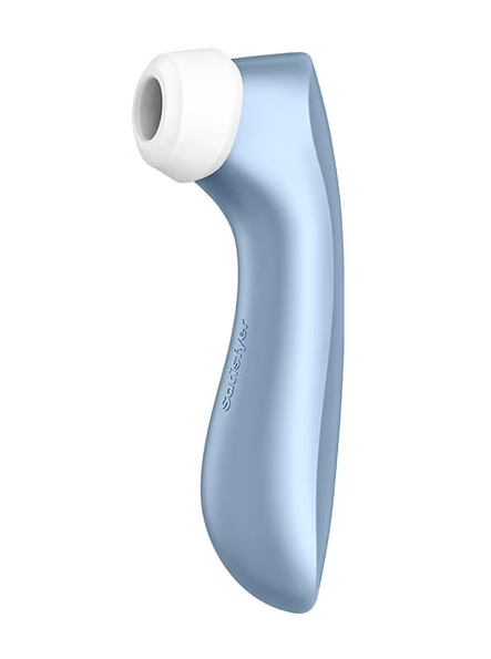 Blue Satisfyer Pro 2 Plus – rechargeable waterproof clitoral stimulator for ultimate sexual satisfaction