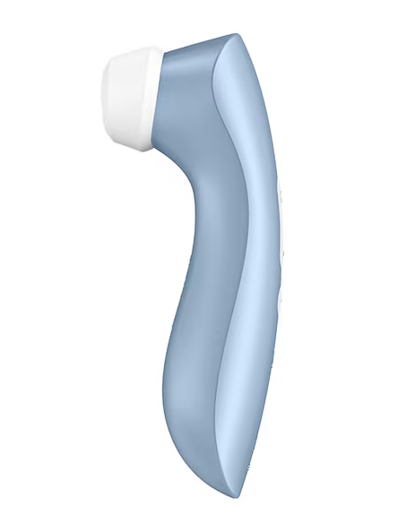 Blue Satisfyer Pro 2 Plus – premium female sex toy for strong and targeted clitoral pleasure.