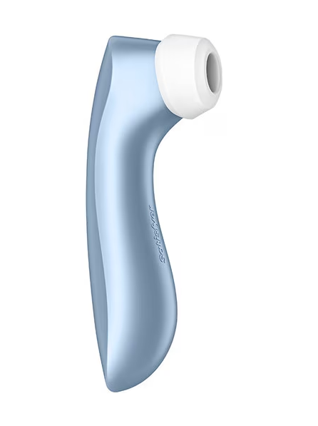 Satisfyer Pro 2 Plus blue – soft-touch clitoral stimulator designed for ultimate erotic satisfaction
