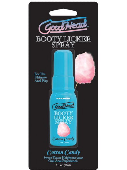GoodHead Booty Licker Spray Cotton Candy for flavoured anal play and intimate pleasure