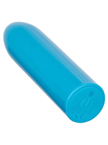 Rechargeable Turbo Buzz Classic Bullet Blue intimate toy with ergonomic design