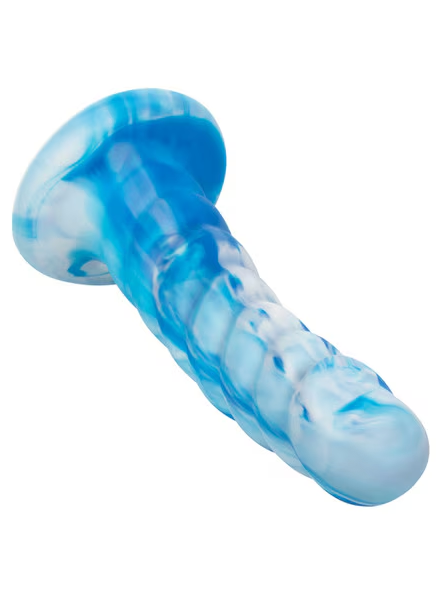 Twisted Love blue Twisted Ribbed Probe – ribbed adult toy for increased pleasure and stimulation
